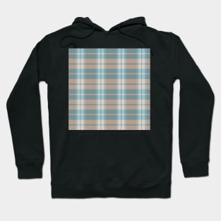 Autumn Aesthetic Daviana 2 Hand Drawn Textured Plaid Pattern Hoodie